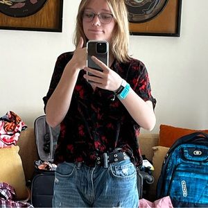 My Chemical Romance short button up shirt.